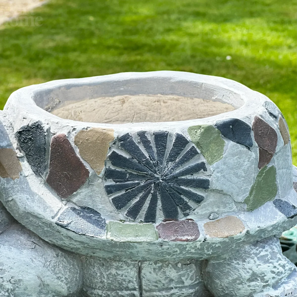 Mosaic Turtle Planter - Image 4